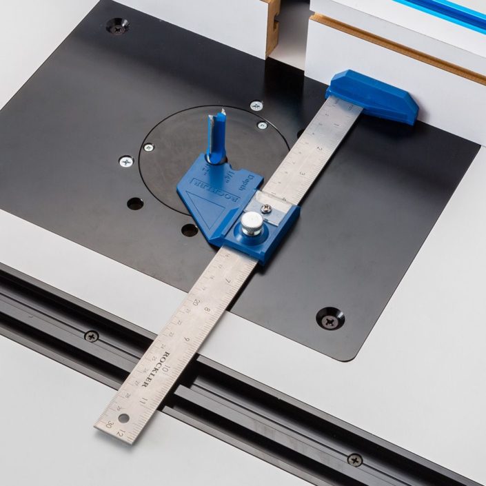 router bit center depth gauge